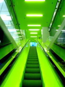 green escalator